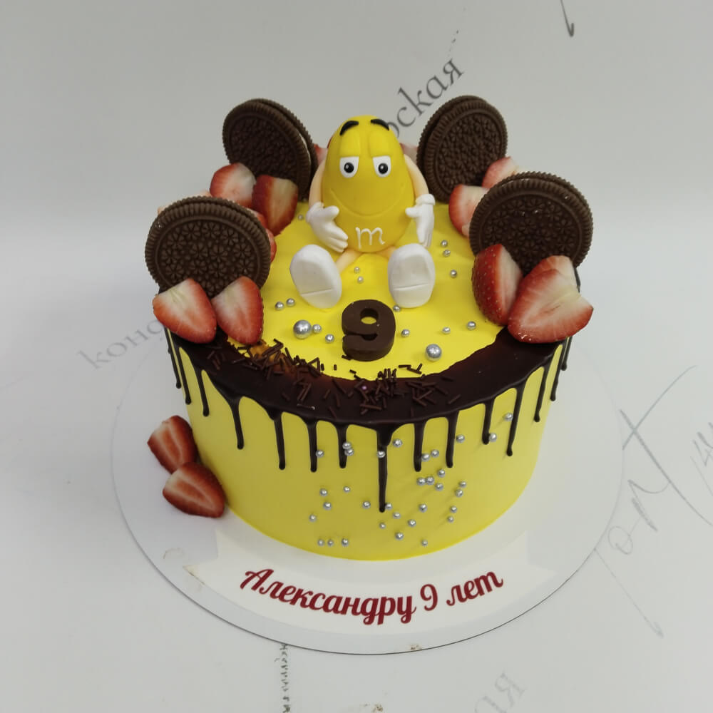 Торт M&M's на 9 лет - 5380 на заказ в Москве, купить 2кг за 7500.00 ₽